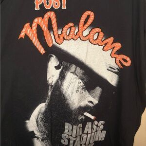 Big A$$ Stadium Tour shirt - Post Malone - Black